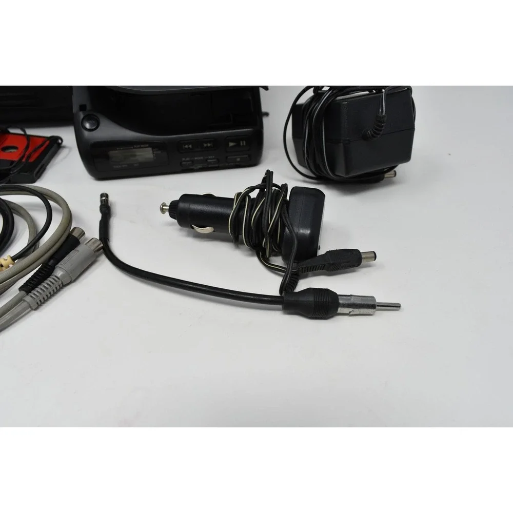 Vintage Sony D-180K Car Discman Portable CD Player Complete Kit Case Adapter